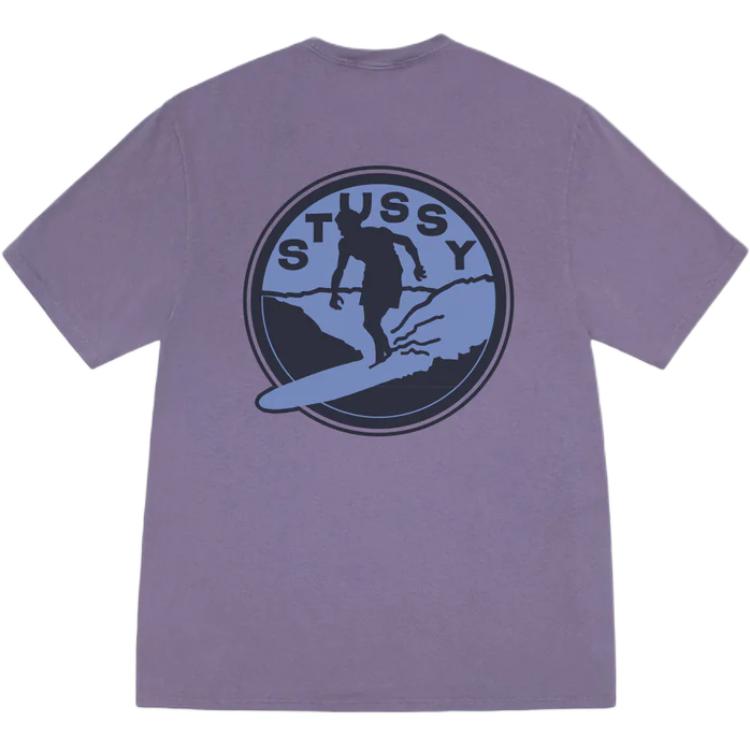 

Футболка унисекс Stussy, фиолетовый