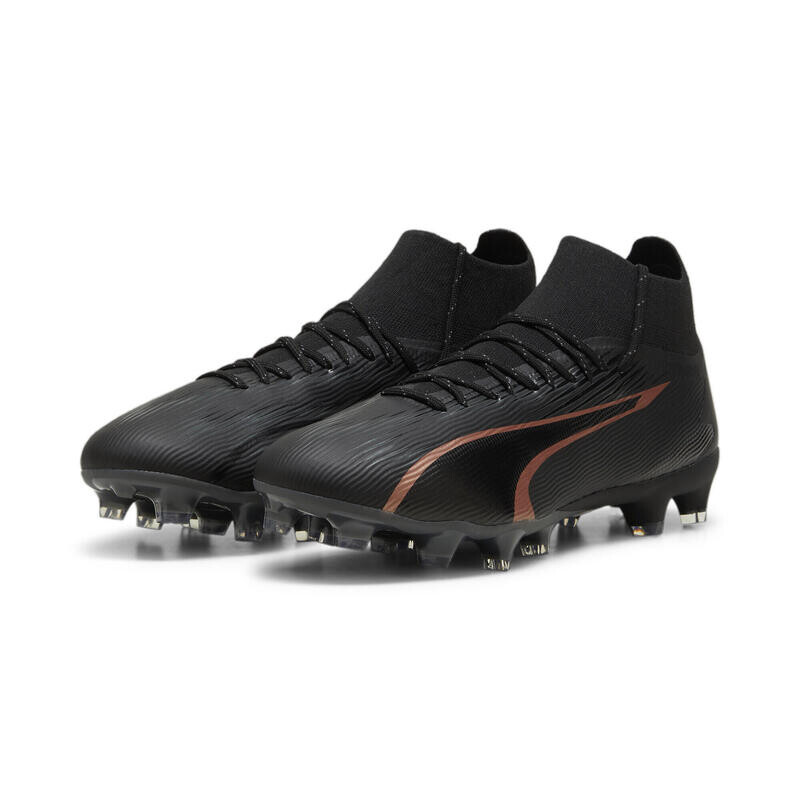 

Футбольные бутсы ULTRA PRO FG/AG мужские PUMA Black Copper Rose Metallic