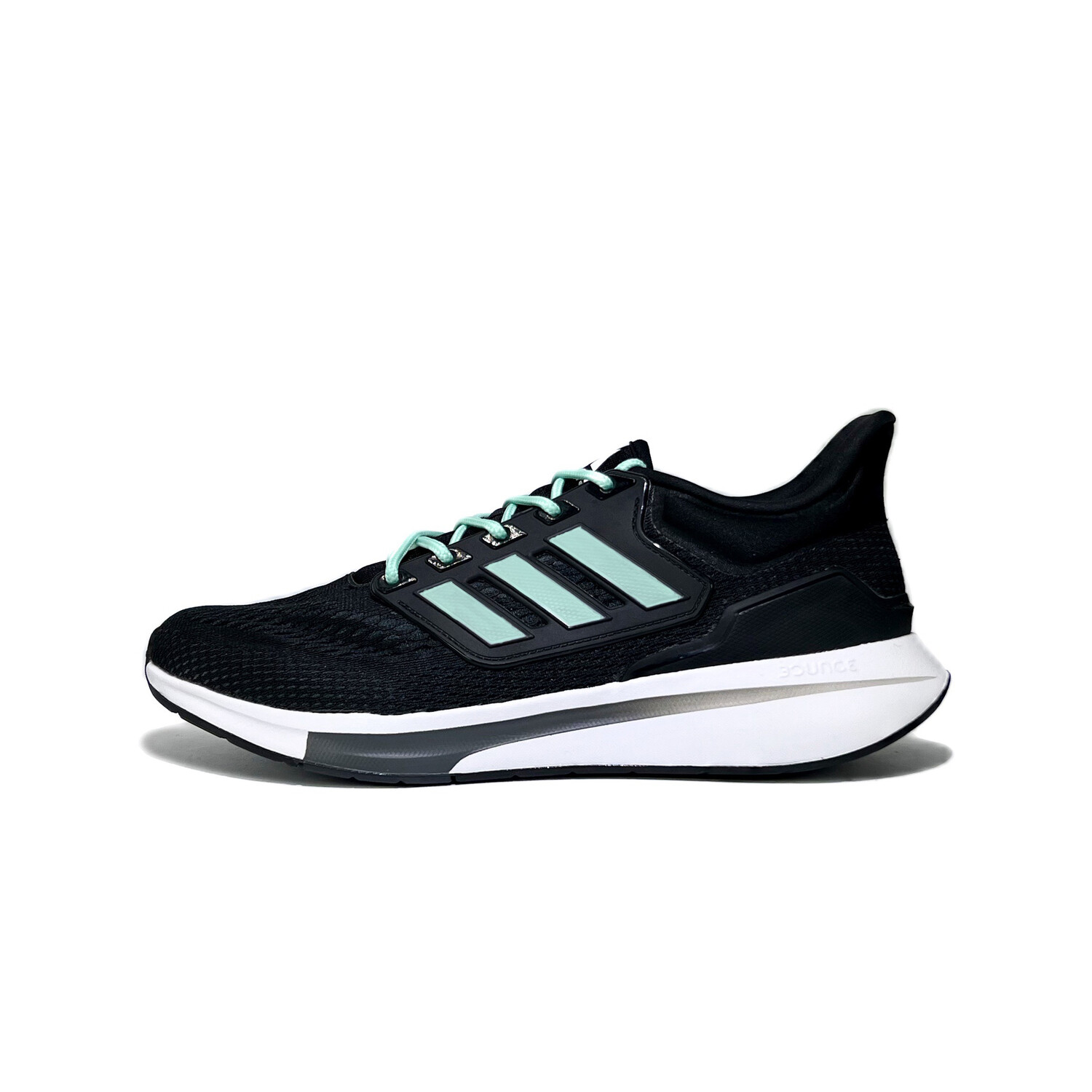 

Кроссовки для бега EQ21 Run мужские с низким верхом, черные/синие Adidas