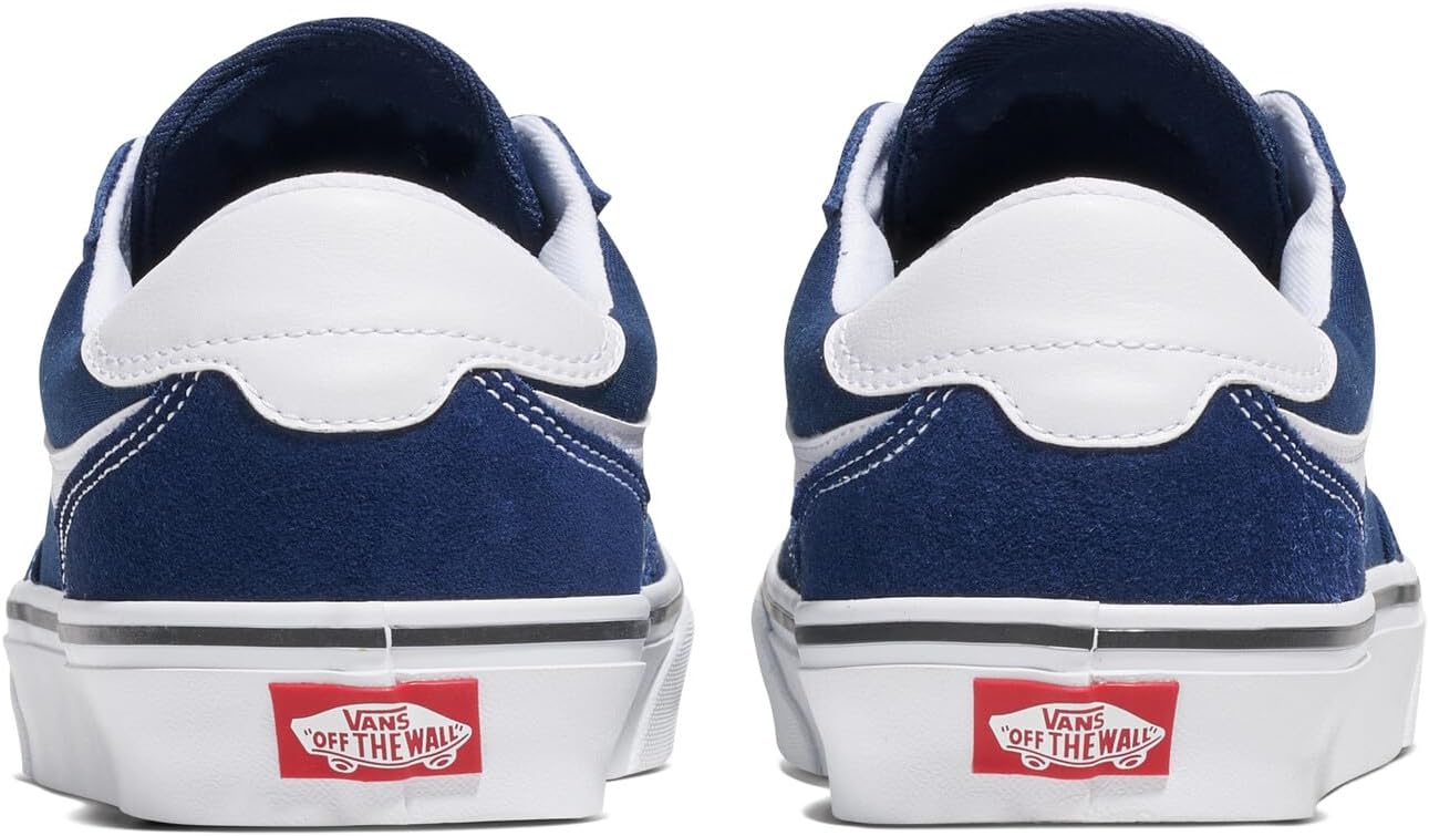 Vans Mens Brooklyn Ls Shoe | Кроссовки Low-top для повседневной носки, прогулок, работы и моды, Suede/Canvas Dress Blues — фото 3