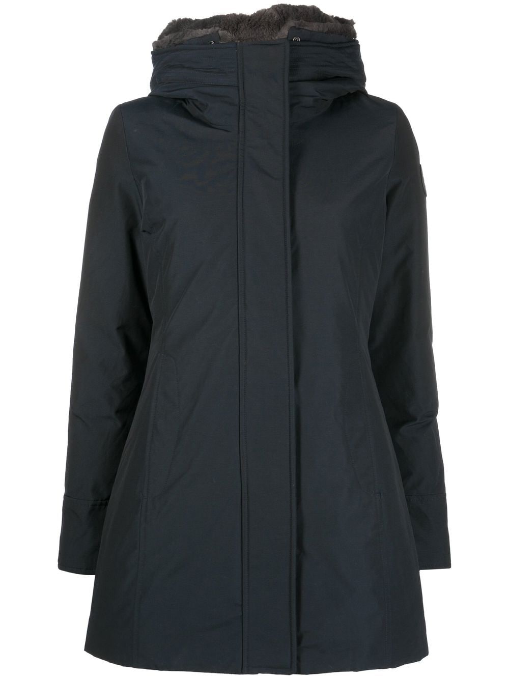 

Женское пальто Woolrich синего цвета