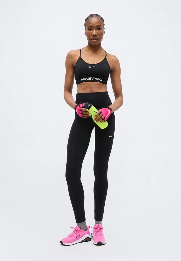 Спортивный бюстгальтер с легкой поддержкой Nike Performance, Black/White — фото 2