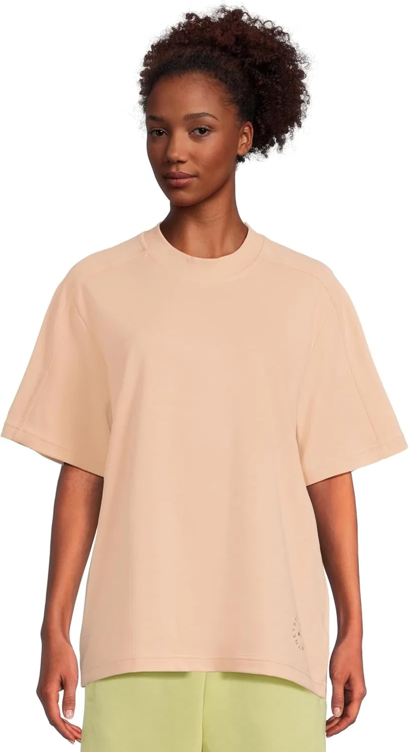 Женская футболка adidas by Stella McCartney Loose T-Shirt, цвет Soft Powder