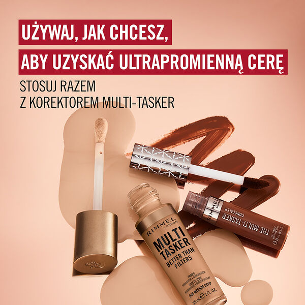 Многофункциональное средство для лица 004 light medium, 30 мл Rimmel Multi-Tasker better than filters, цвет 004 light medium — фото 4