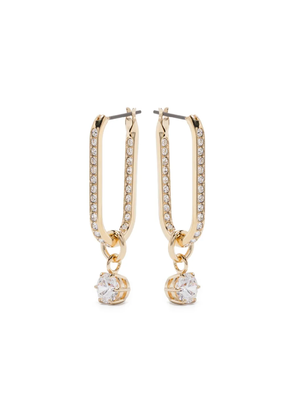 

Серьги-подвески Constella Swarovski, золотой