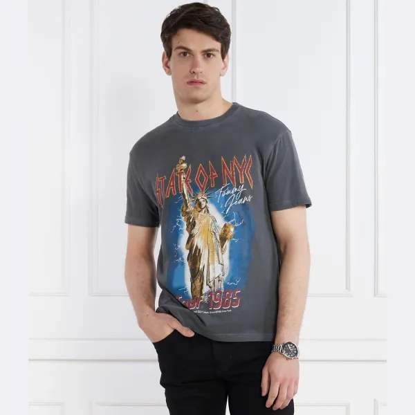 Футболка стандартного кроя State of NYC Tommy Hilfiger, черный — фото 2