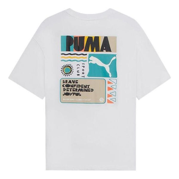 

Футболка hc relaxed tee 'white' Puma, белый