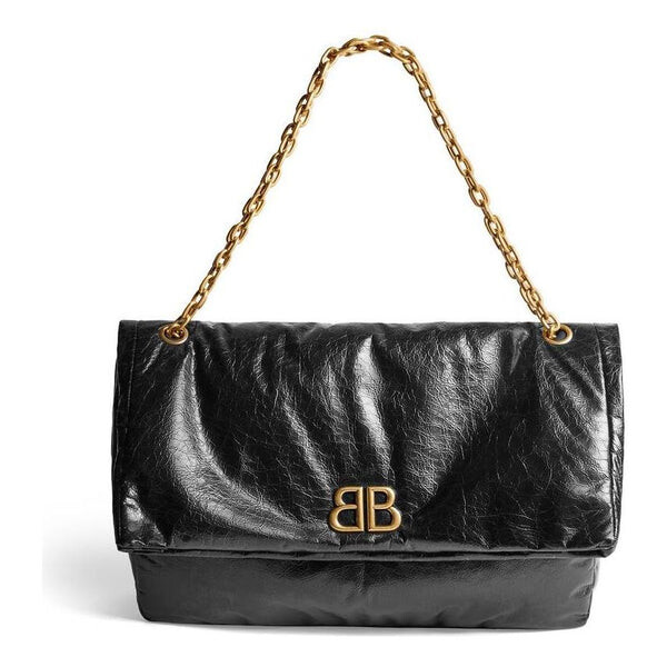 

Сумка monaco large chain bag 'black' Balenciaga, черный