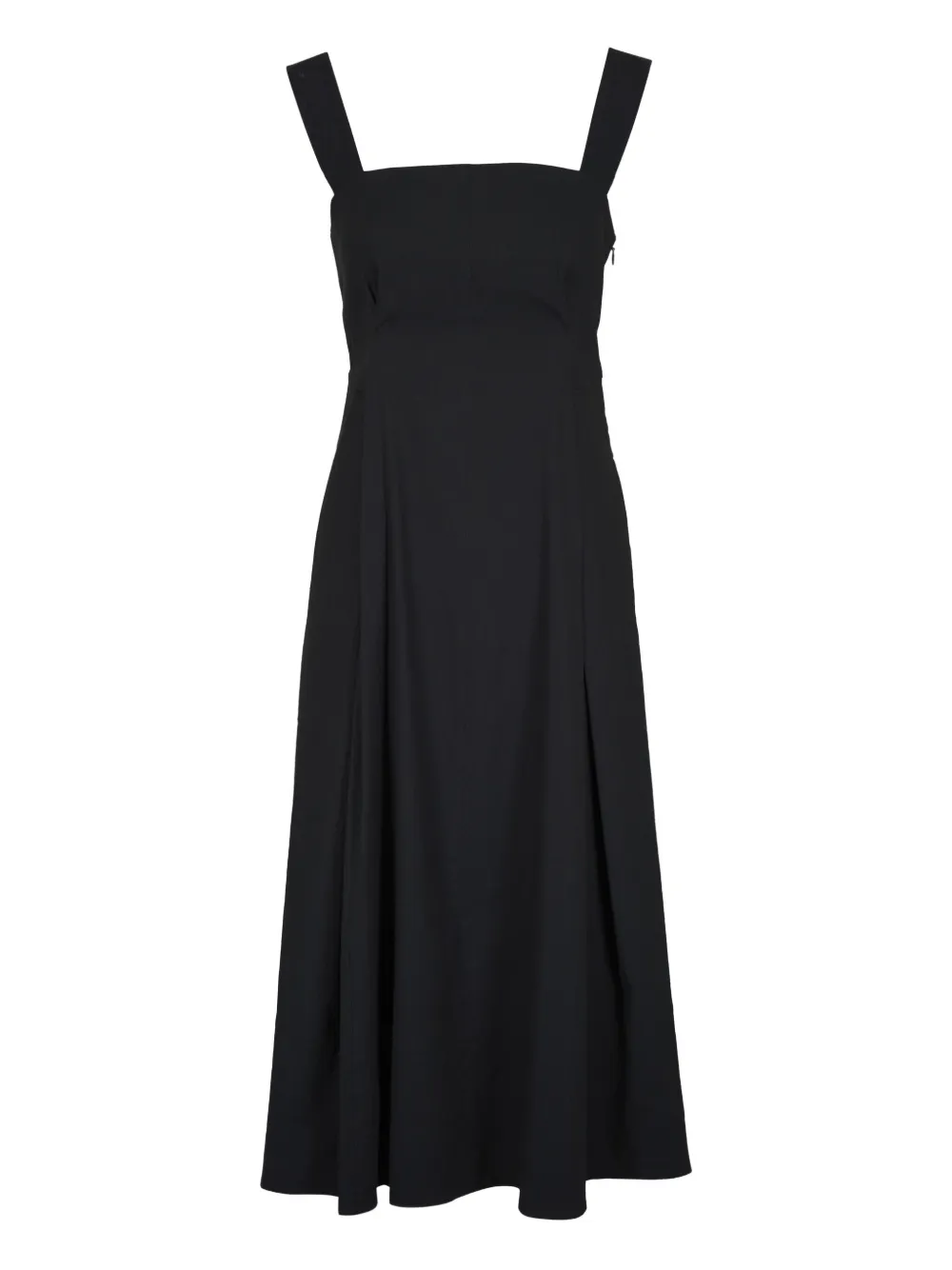 

Платье с квадратным вырезом Vince, черный