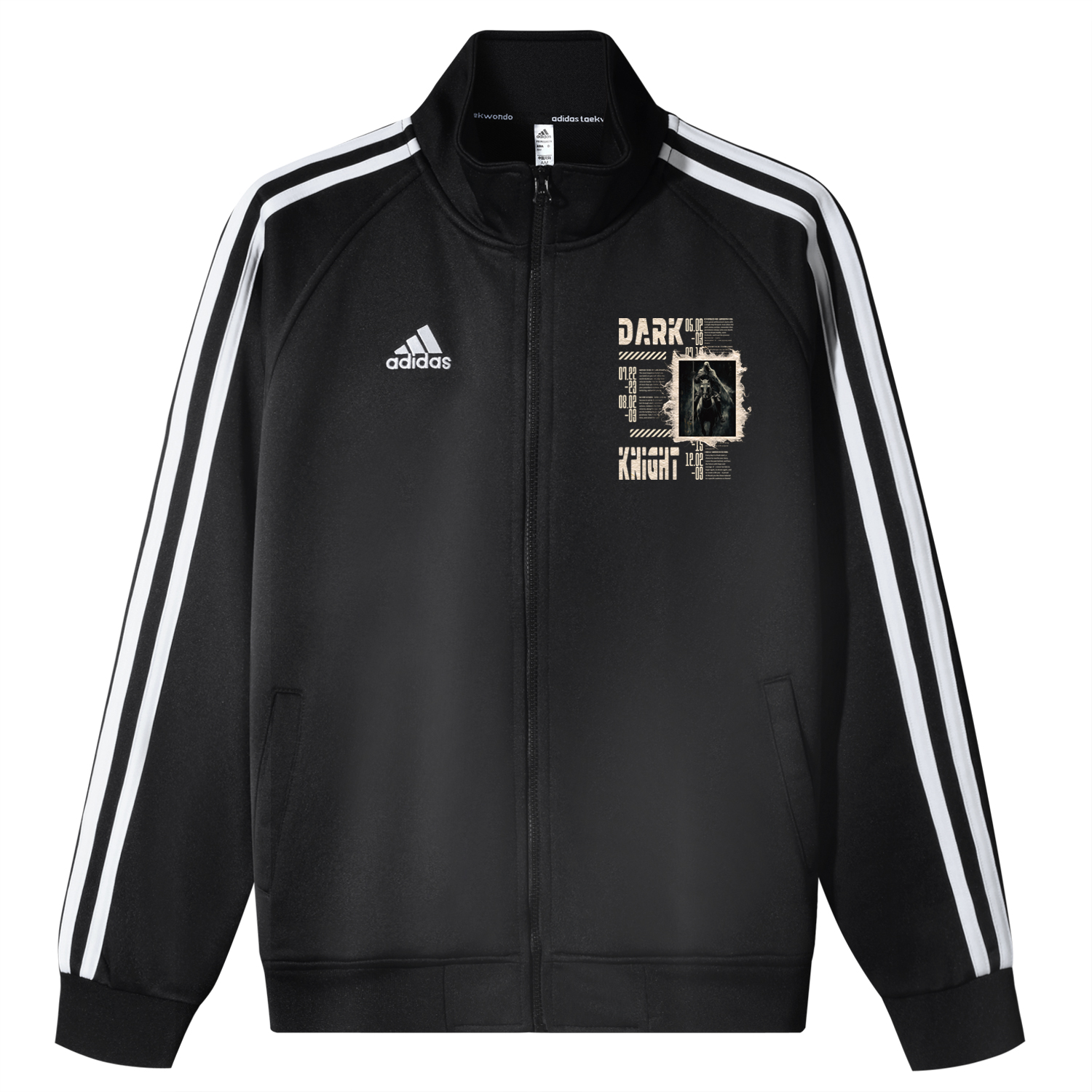 

Adidas Унисекс куртка 3-Stripes черная, Black