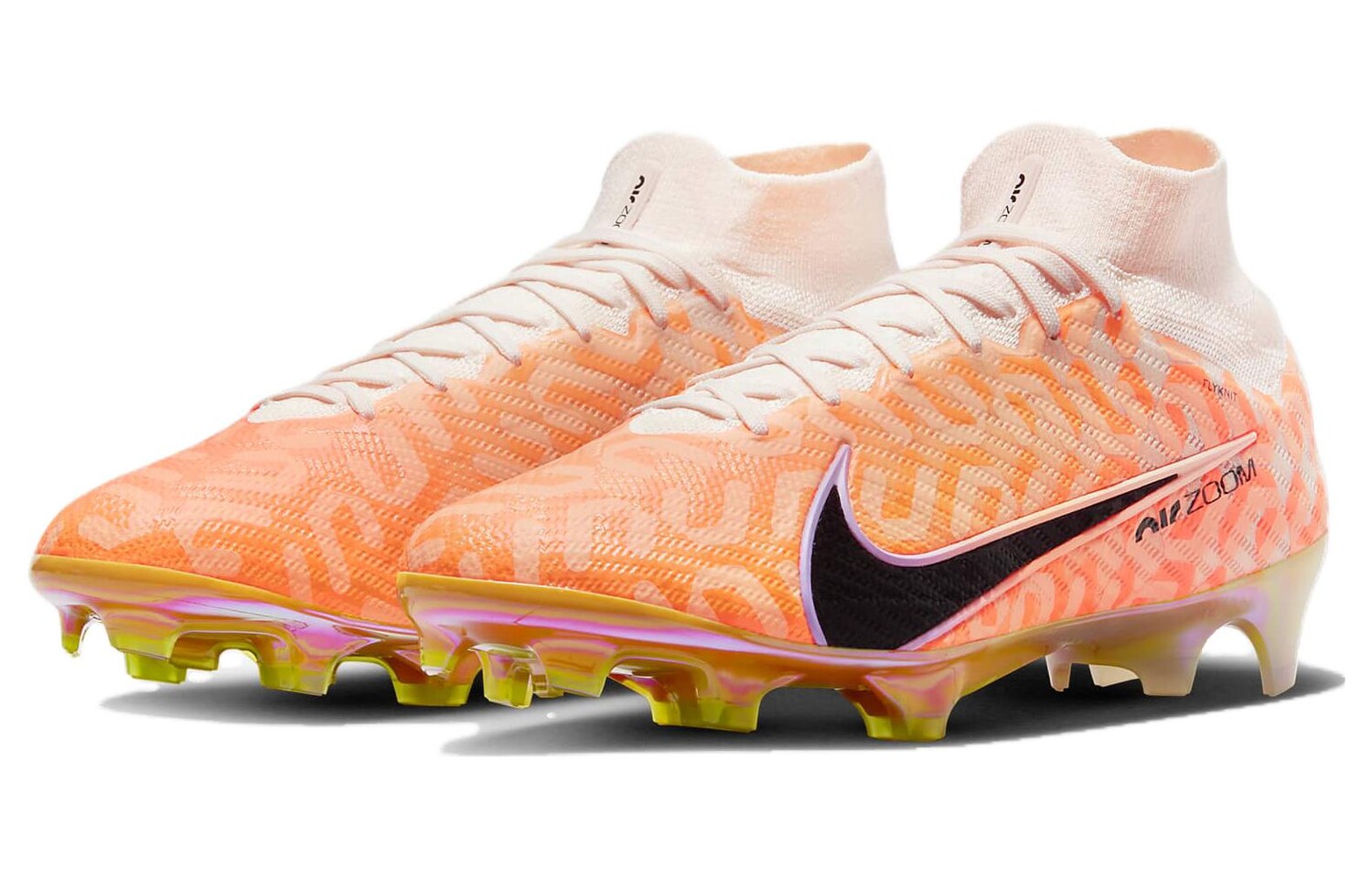Nike Mercurial Superfly 9 Футбольные бутсы унисекс, Апельсин — фото 3