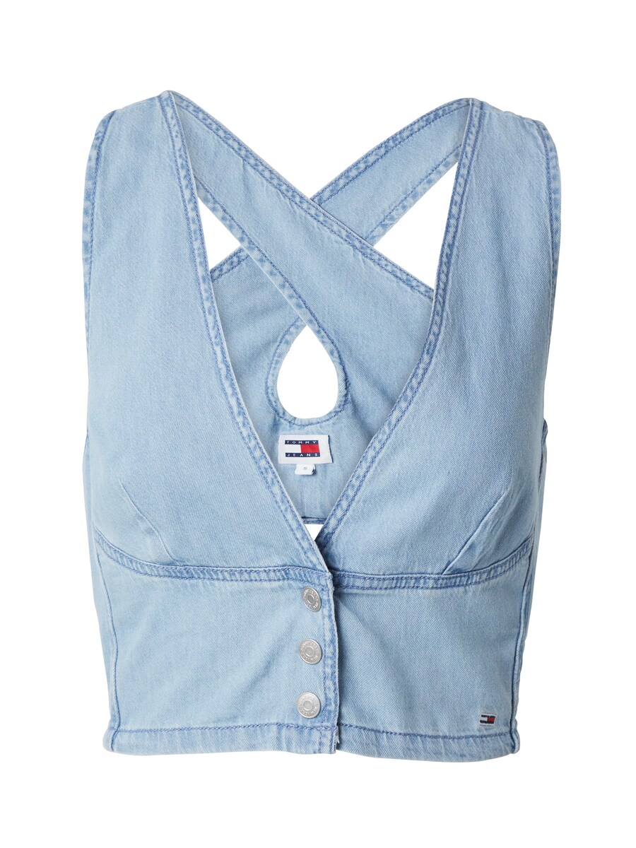 

Вечерний топ Tommy Jeans Top, светло-синий