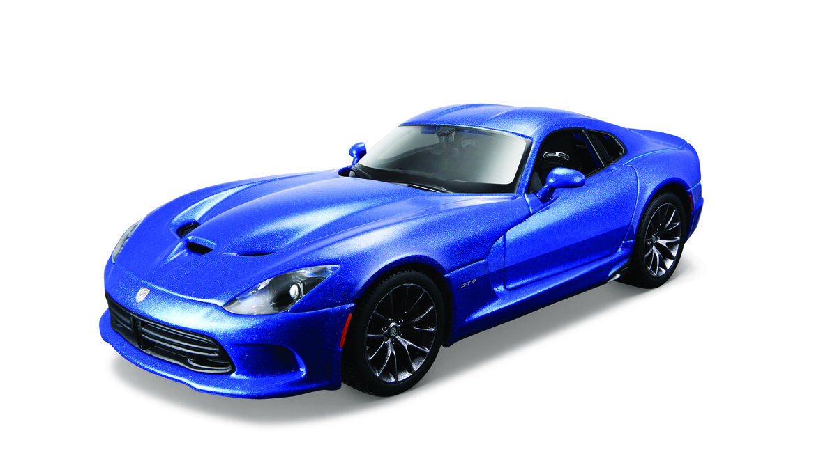 

Maisto, Коллекционная модель Dodge Viper 2013 Синий 1/24 в сборе