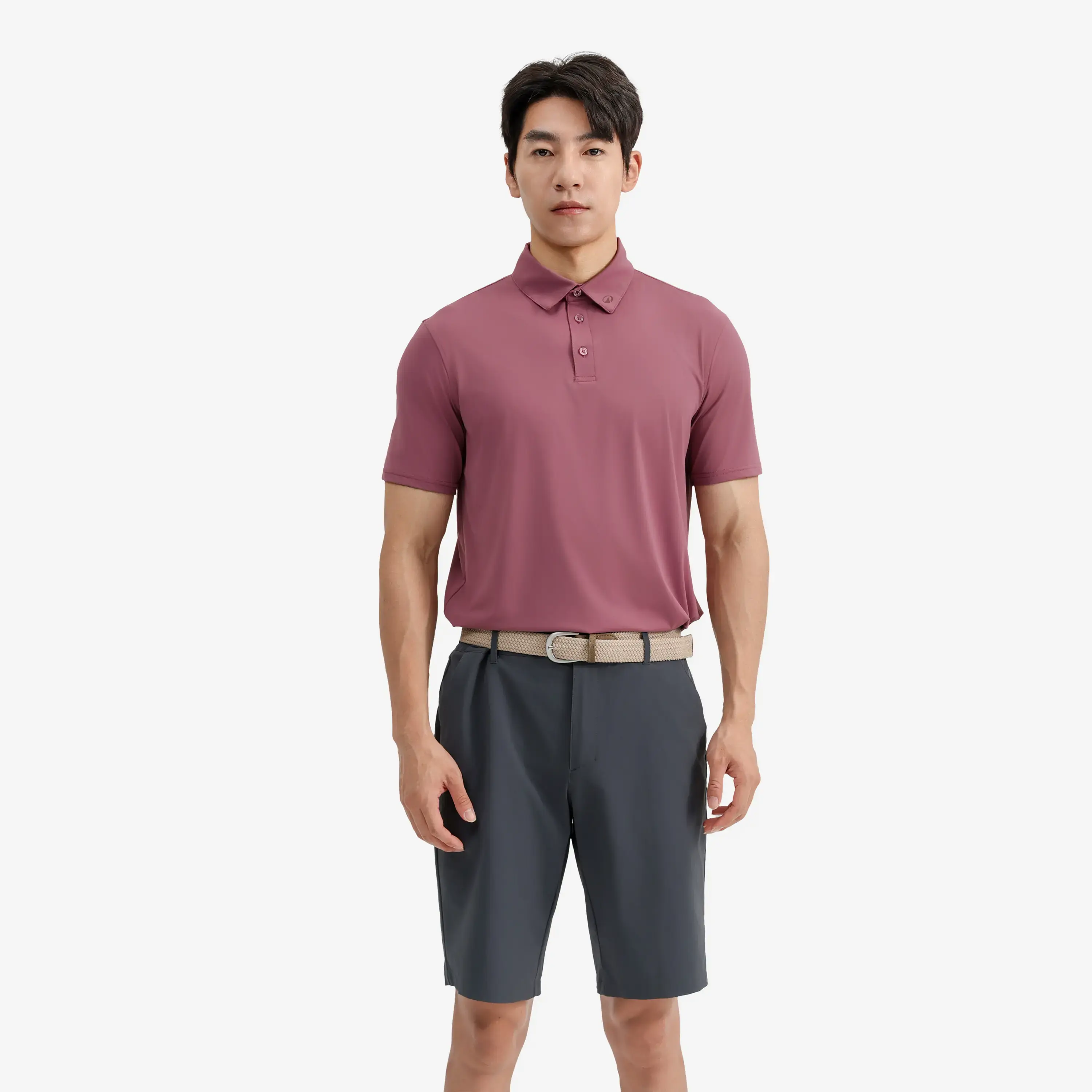 

Мужская охлаждающая поло для гольфа с защитой от ультрафиолета Inesis серии WW900 розово-розовая