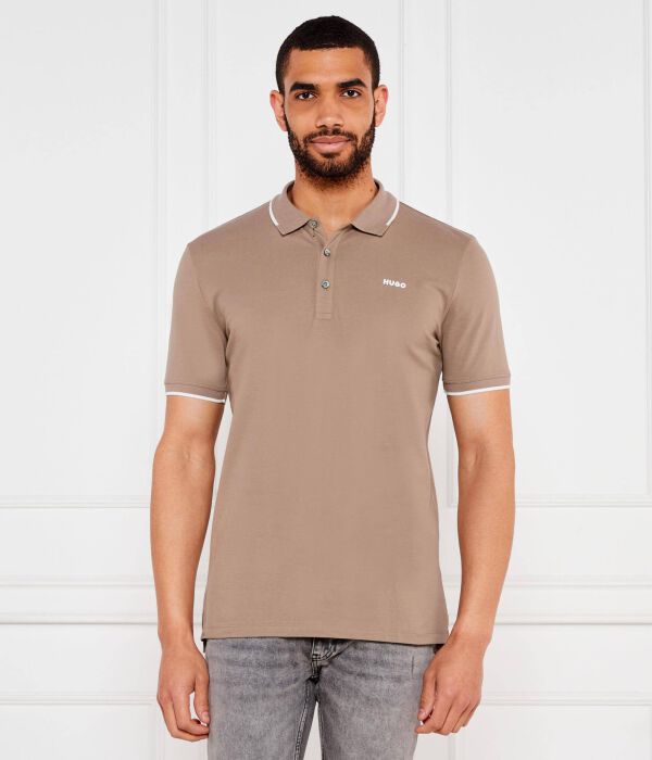 

Рубашка поло dinoso222 Slim fit Hugo, желтый