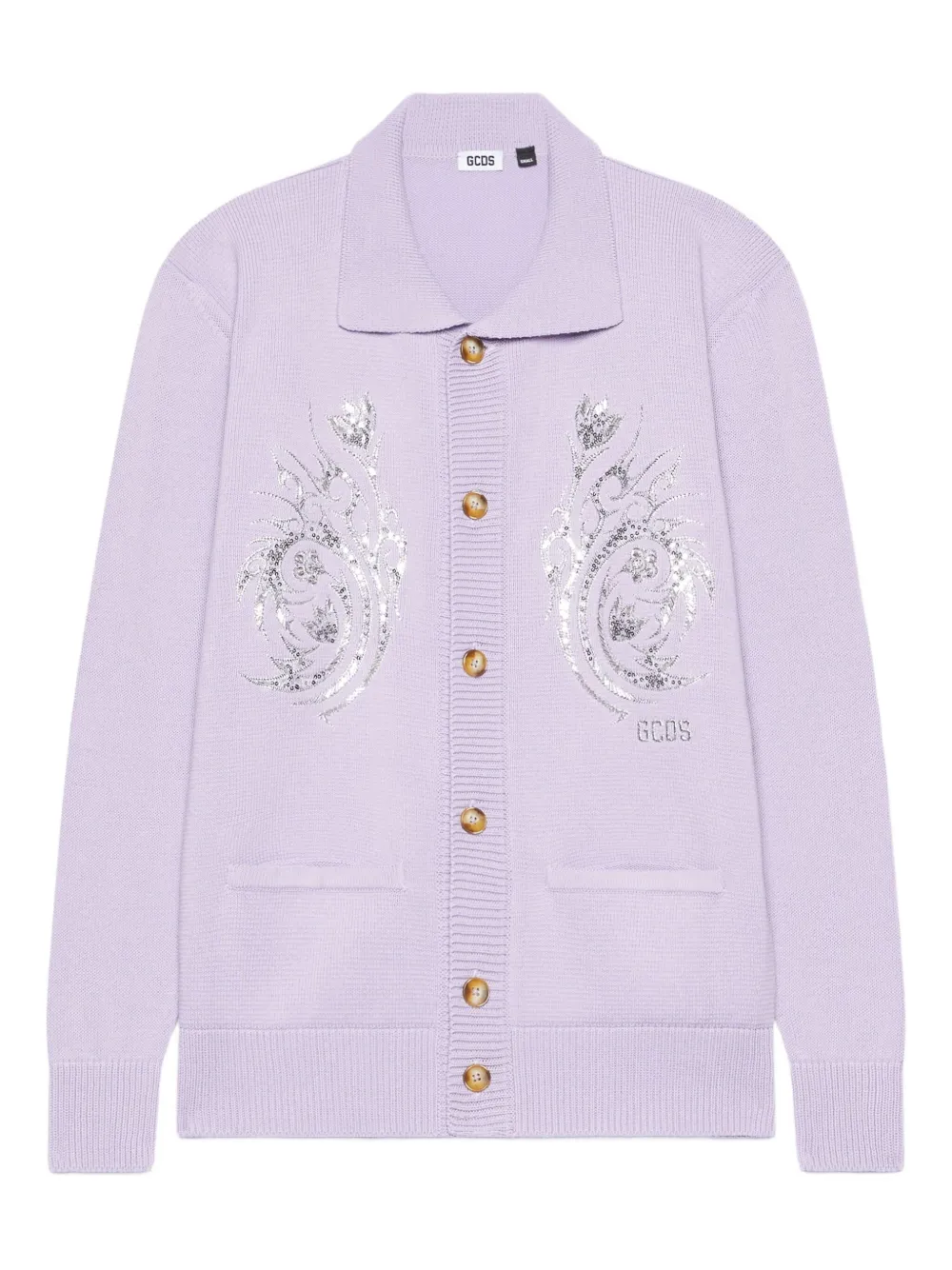 

Кардиган Flowers Gcds, фиолетовый