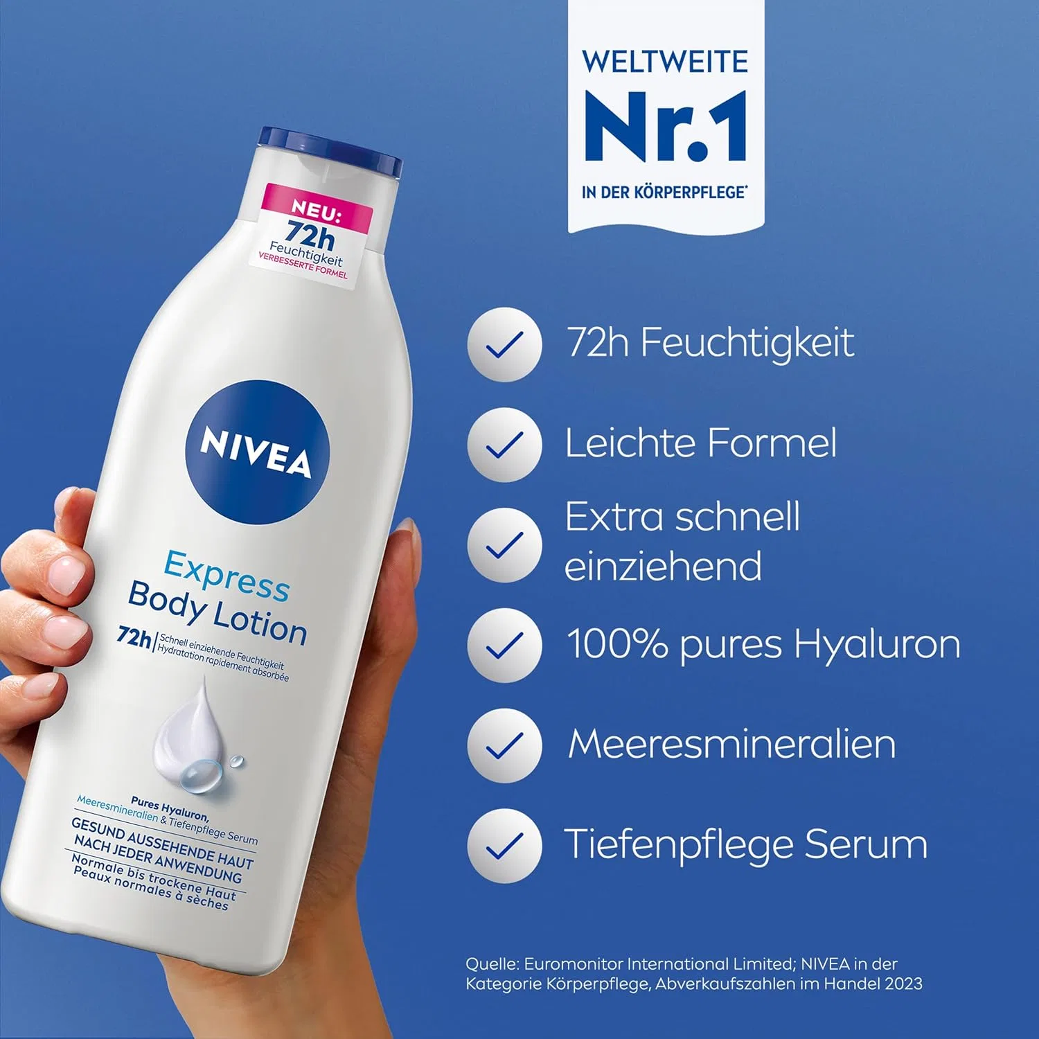Экспресс-лосьон для тела «Express Body Lotion» от NIVEA, 400 мл (2 шт.) Nivea — фото 2