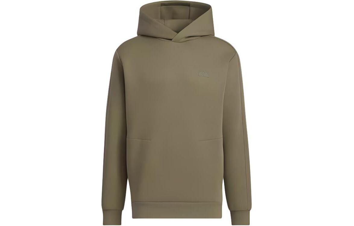 

Толстовка унисекс оливковая Strata Adidas, оливковый