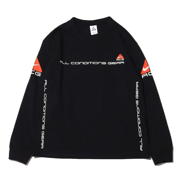 

Толстовка Nike ACG printed long sleeves top 'Black', черный