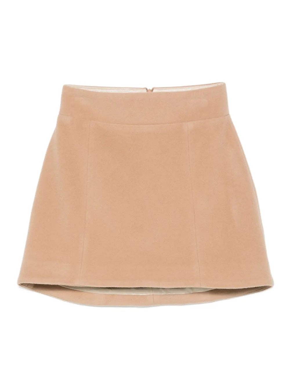 

Мини-юбка А-силуэта Vestiaire D'Un Oiseau Libre, коричневый