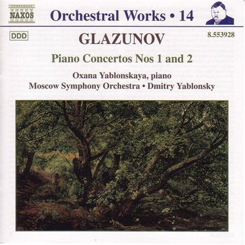 

CD диск Glazunov / Yablonskaya / Moscow Sym / Yablonsky: Piano Concertos 1 & 2