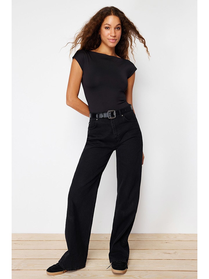 

Боди trendyol, черный