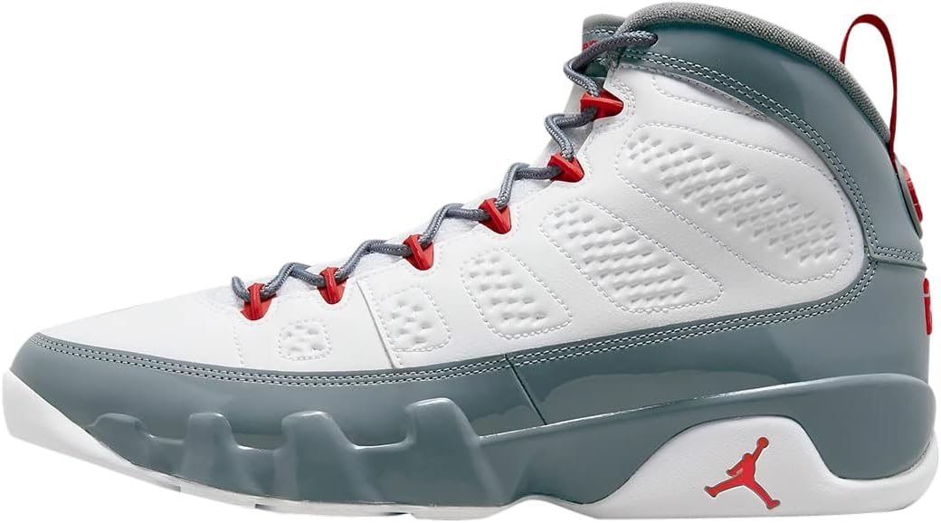 

Мужские кроссовки Nike Air Jordan 9 Retro, белый/красный/серый