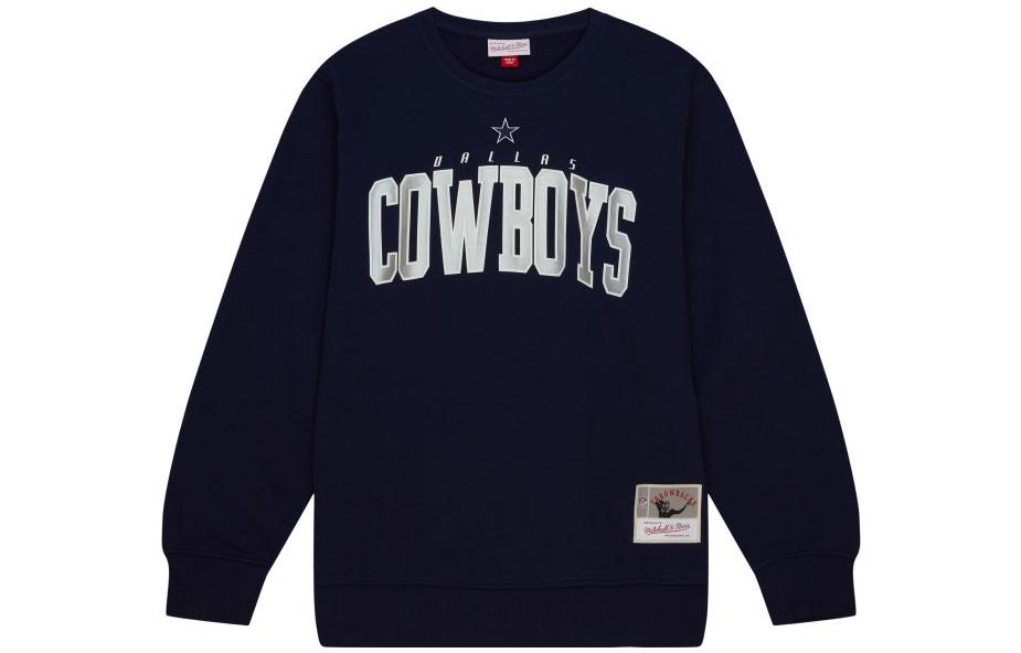 

Свитшот мужской синий Mitchell Ness