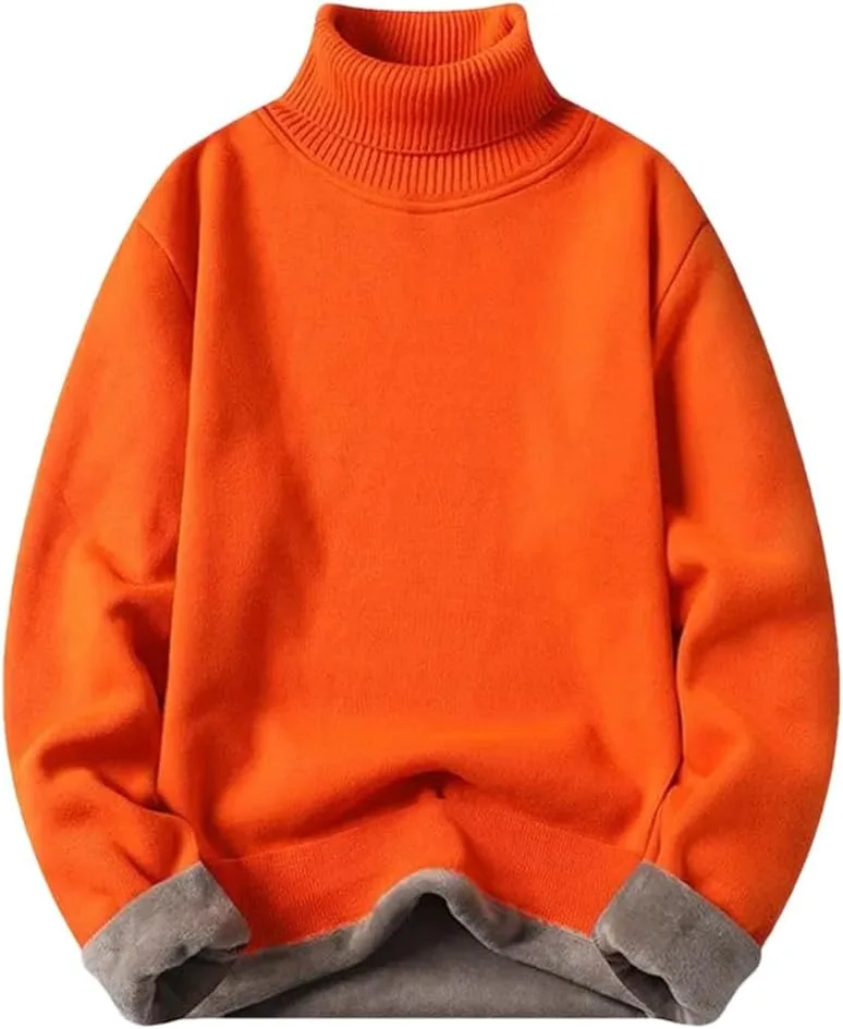 

Мужской вязаный свитер-водолазка