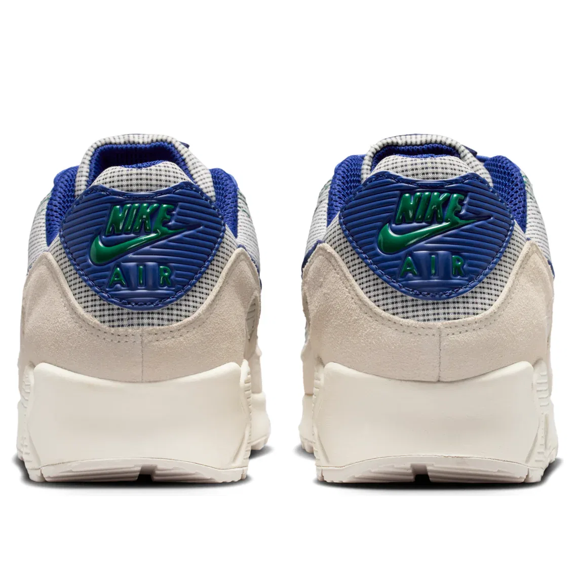Кроссовки Nike Air Max 90 'Coconut Milk Deep Royal Blue' IR1950-100, синий — фото 3