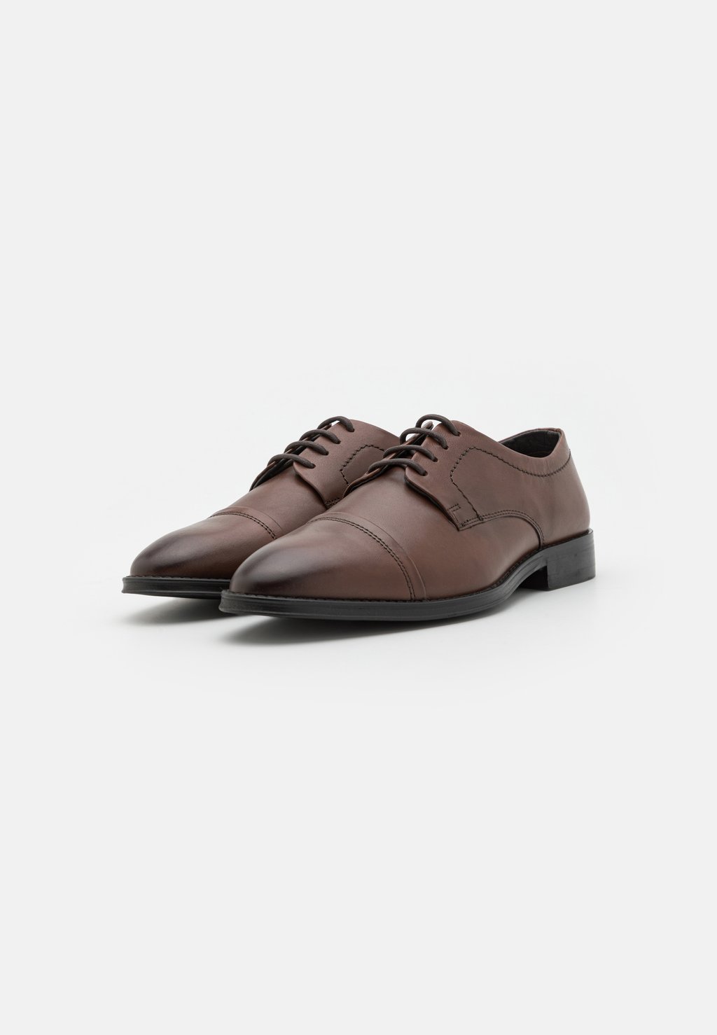 

Ботинки LEATHER Pier One, темно-коричневый