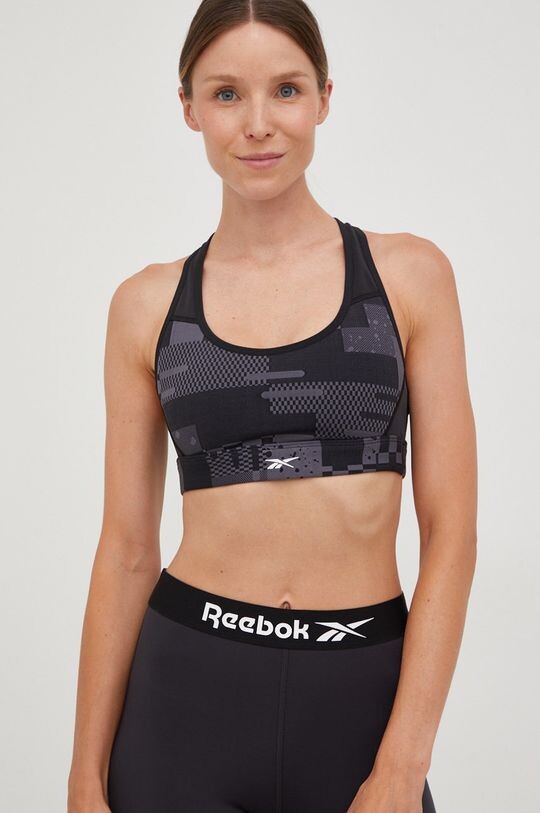 

Спортивный бюстгальтер Люкс. Reebok, серый