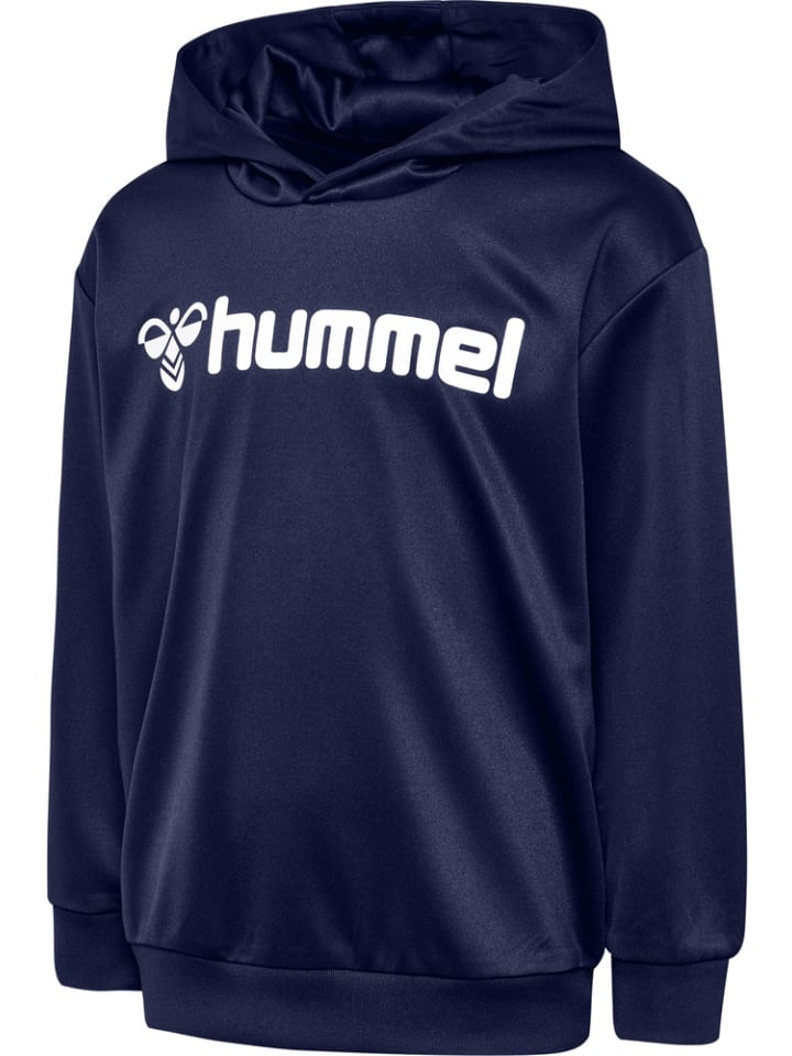 

Детская толстовка "Hmllogo Hoodie Kids" синего цвета Hummel