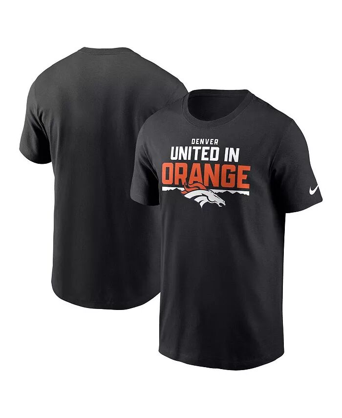 

Мужская черная футболка Denver Broncos Local Essential Nike