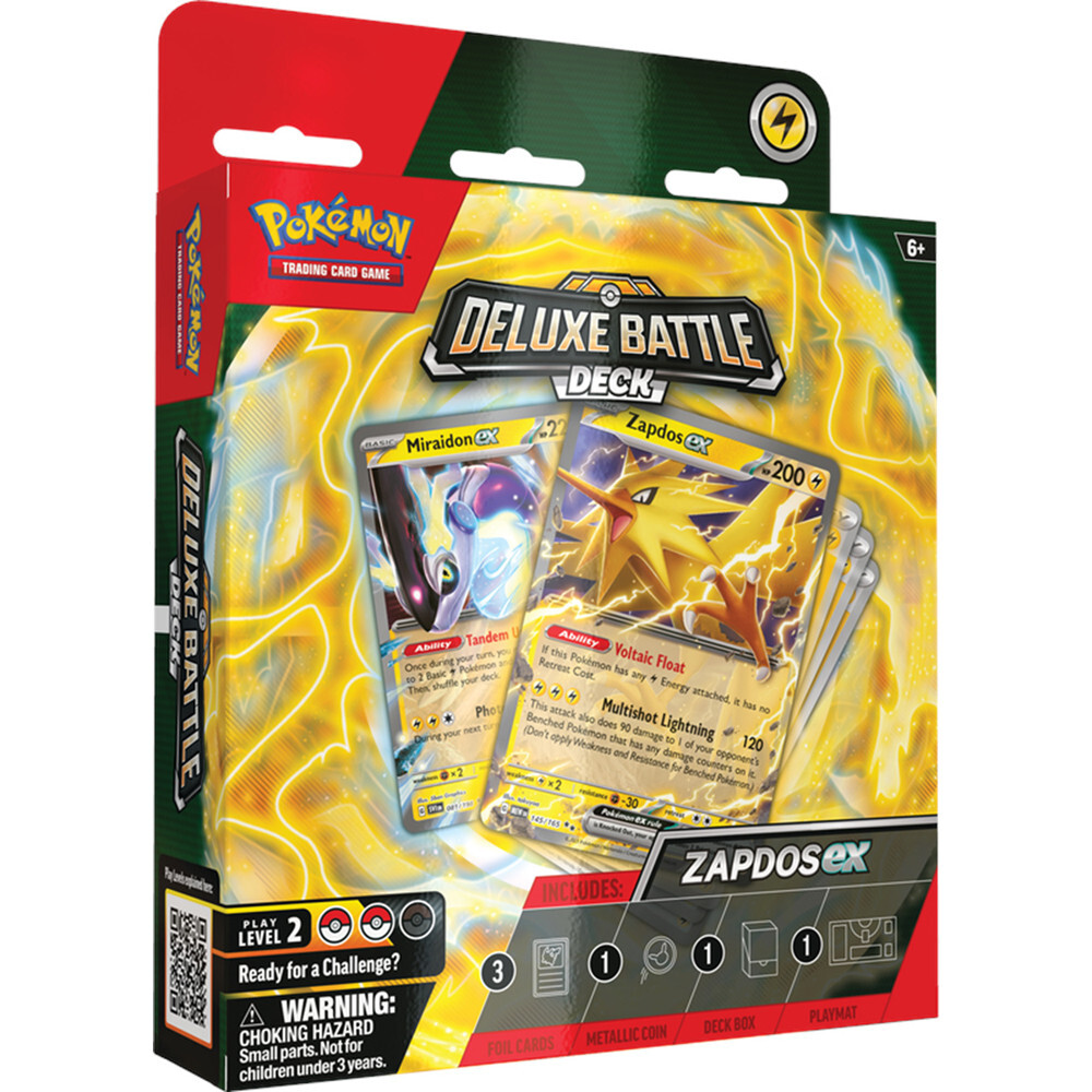 

Карточная игра The Pokemon Company Int'l Pokemon TCG: Deluxe Battle Deck - Zapdos ex