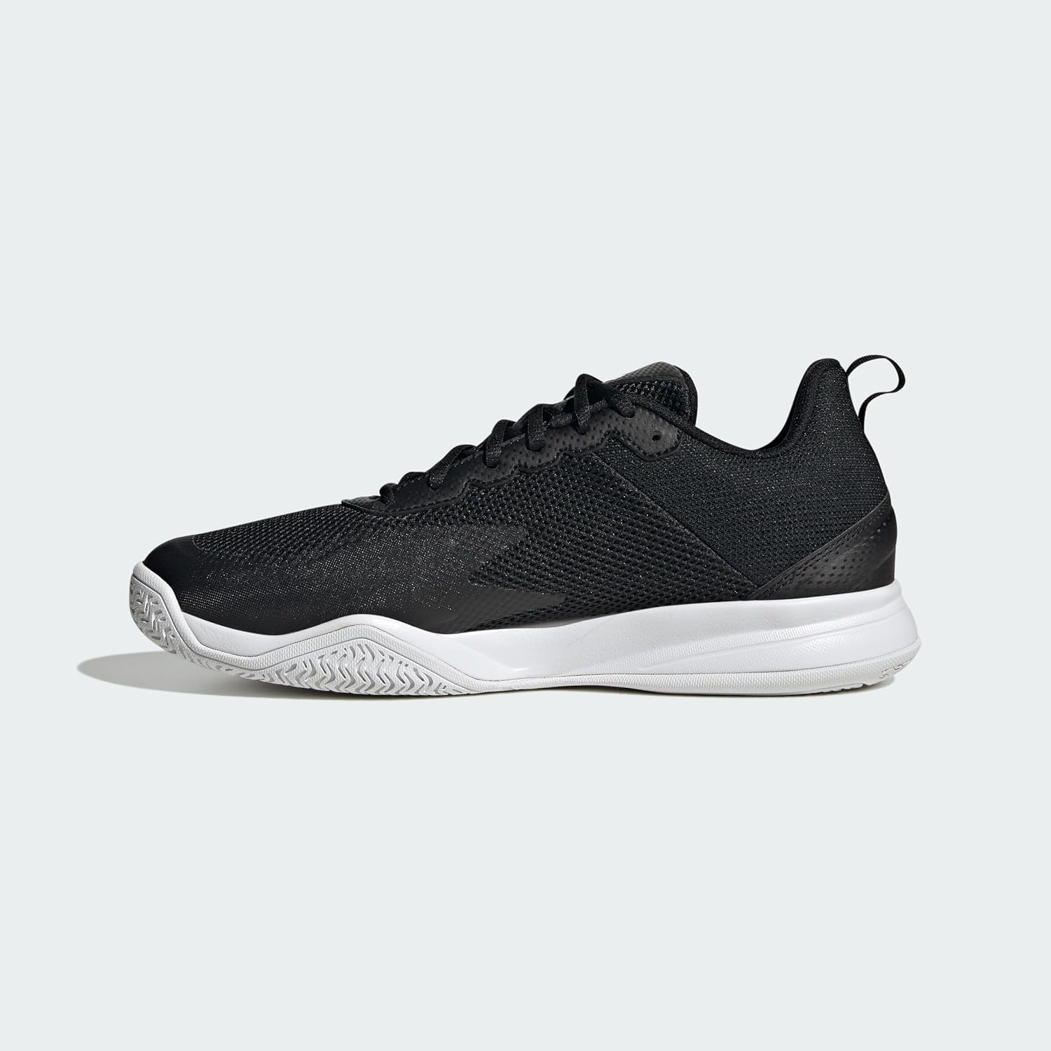 Мужские гимнастические кроссовки adidas Courtflash Speed, белый/черный — фото 3