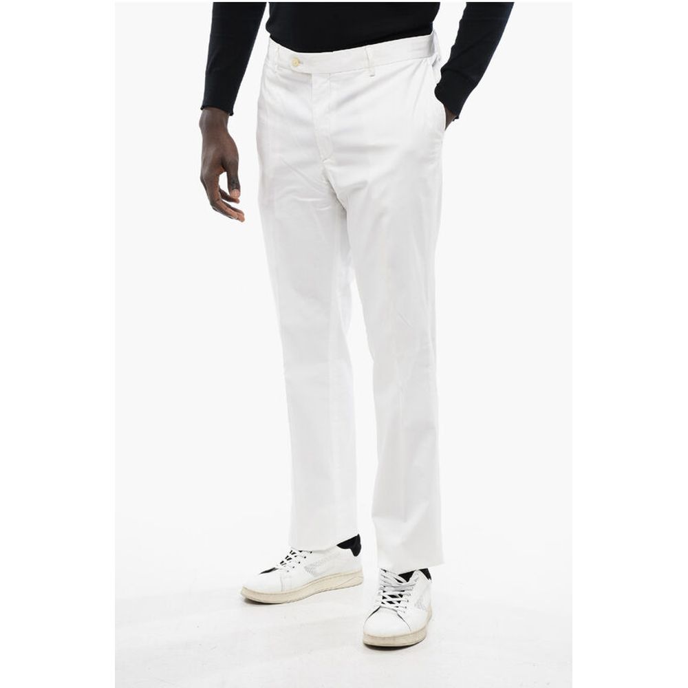 

ID Хлопковые брюки IDENTITY Corneliani, White