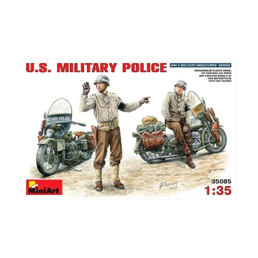 

Военная полиция США, WWII Military Miniatures Series (1:35) (MiniArt Models)