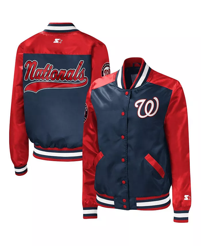 

Женская куртка Navy Washington Nationals The Legend Full-Snap Starter