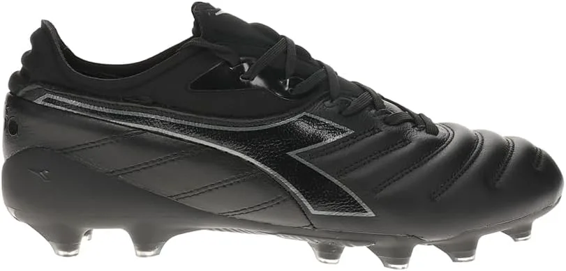 Футбольные бутсы Diadora Mens Brasil Elite Tech Lpx для твердого грунта - черные, черный