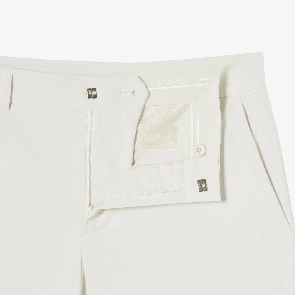 Мужские летние брюки с текстурой бежевые от Lacoste — фото 2