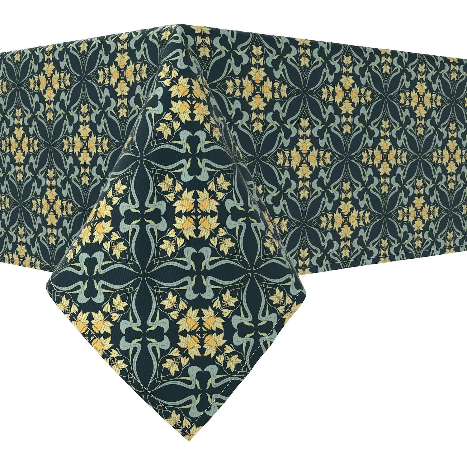 

Прямоугольная скатерть, 100 % хлопок, 52x120 дюймов, цветочный 123