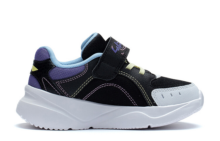 Кроссовки LINING YOUNG Sports Life Collection Kids Lifestyle Shoes Kids Low-top Black/standard White/purple — фото 2