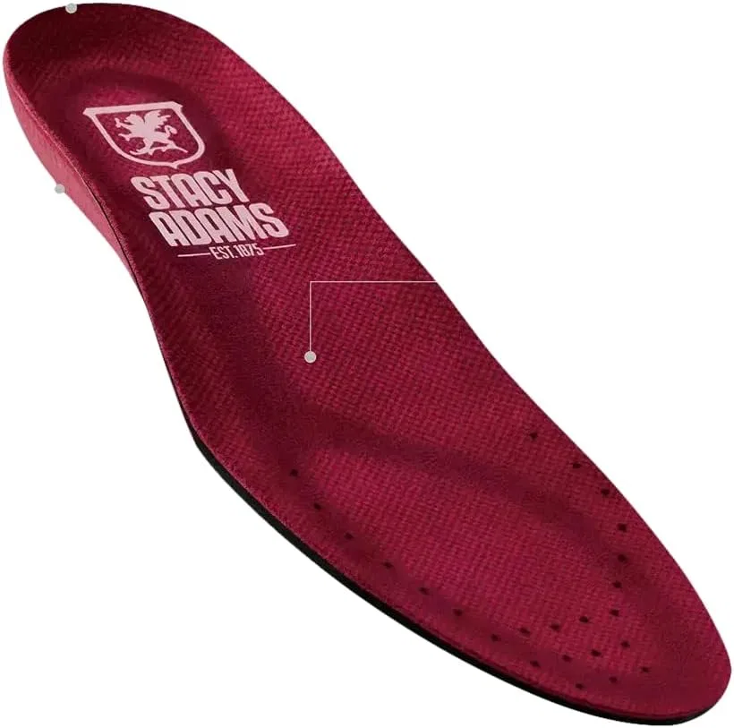 Мужские оксфорды Stacy Adams Tristano Bike Toe на шнуровке с мыском, Purple Multi — фото 3