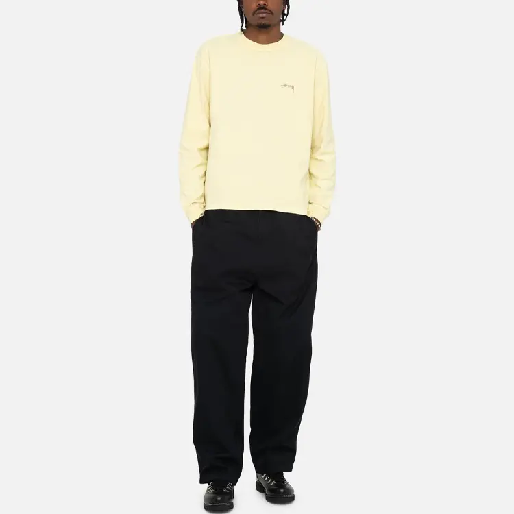 Футболка с длинными рукавами Stüssy Lazy Stussy, белый — фото 3