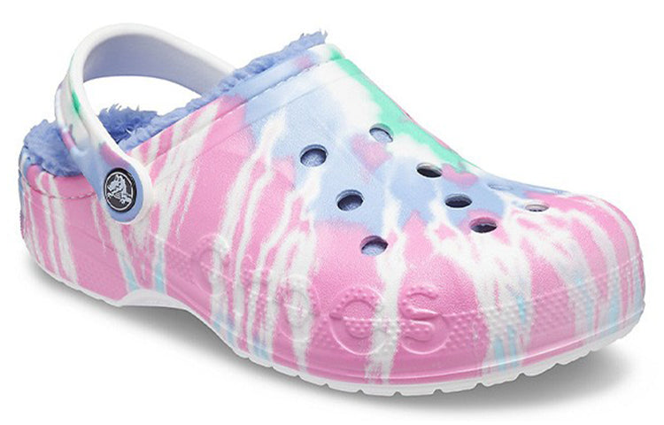 Шлепанцы Crocs Classic Clog Crocs Tie Dye Printing Multi-Color Unisex Slippers, разноцветный — фото 4