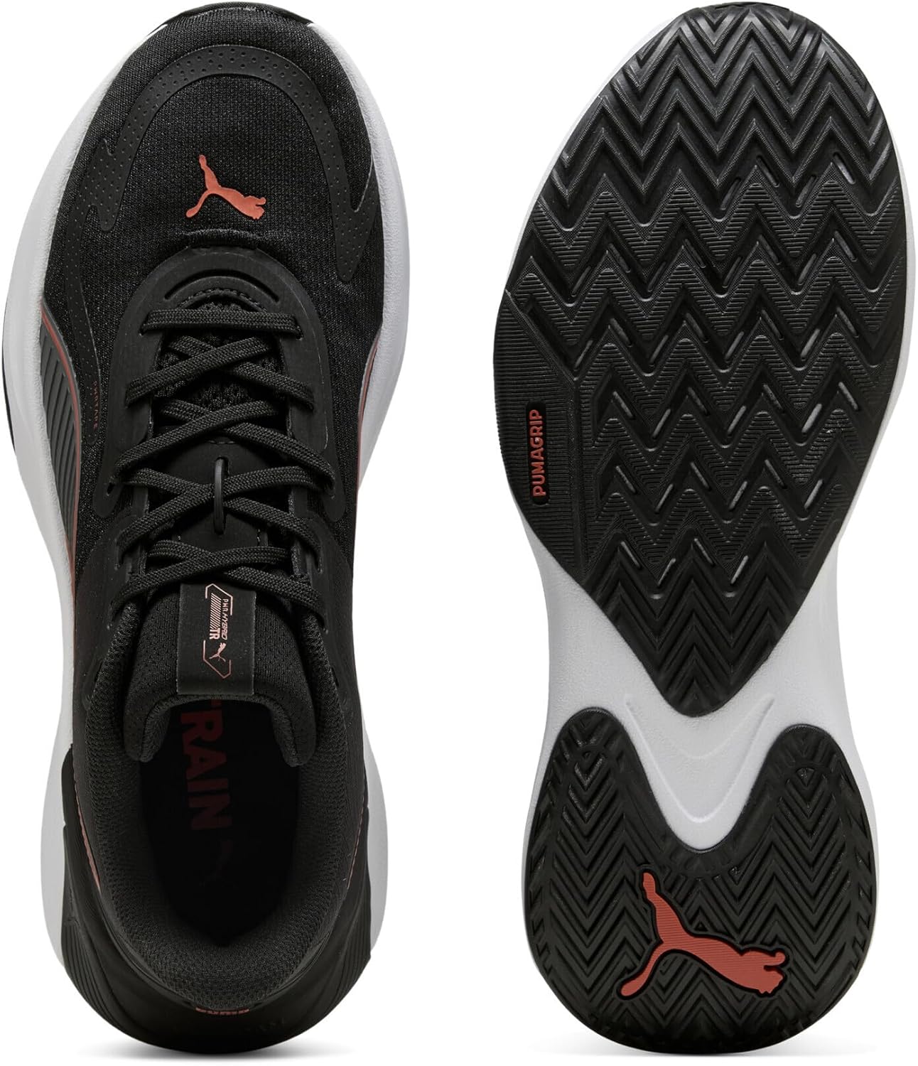 Кроссовки PUMA Unisex Pwr Hybrid Tr, черный/серый — фото 4