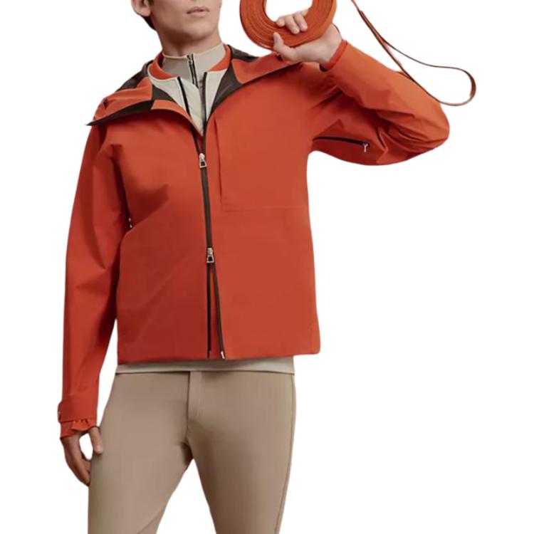 

HERMES Оранжевая куртка мужская, Orange