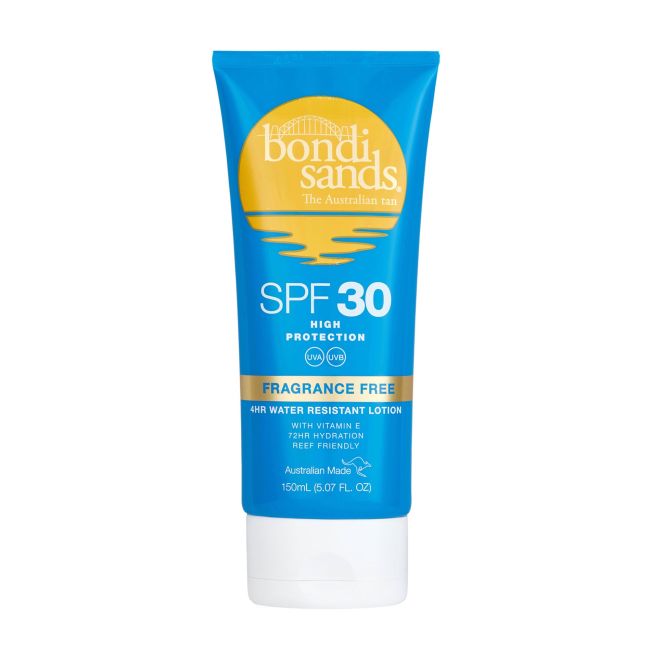 

Солнцезащитный лосьон для тела Spf30 без отдушек Bondi Sands, 150 мл