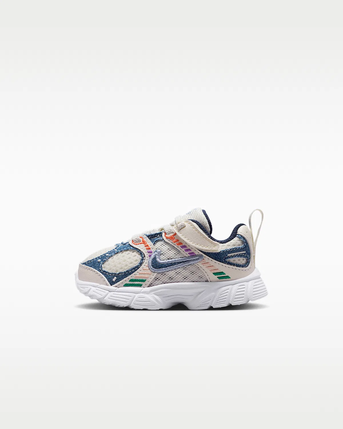 Кроссовки Nike V5 RNR для малышей, Soft Pearl/Blue Denim/Malachite/Midnight Navy